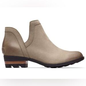 Sorel Lolla Cut Out Bootie Tan Suede Size 8